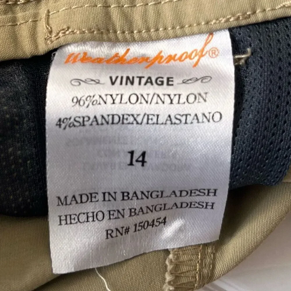 Boys Weatherproof Vintage Cargo Shorts   Sz 14